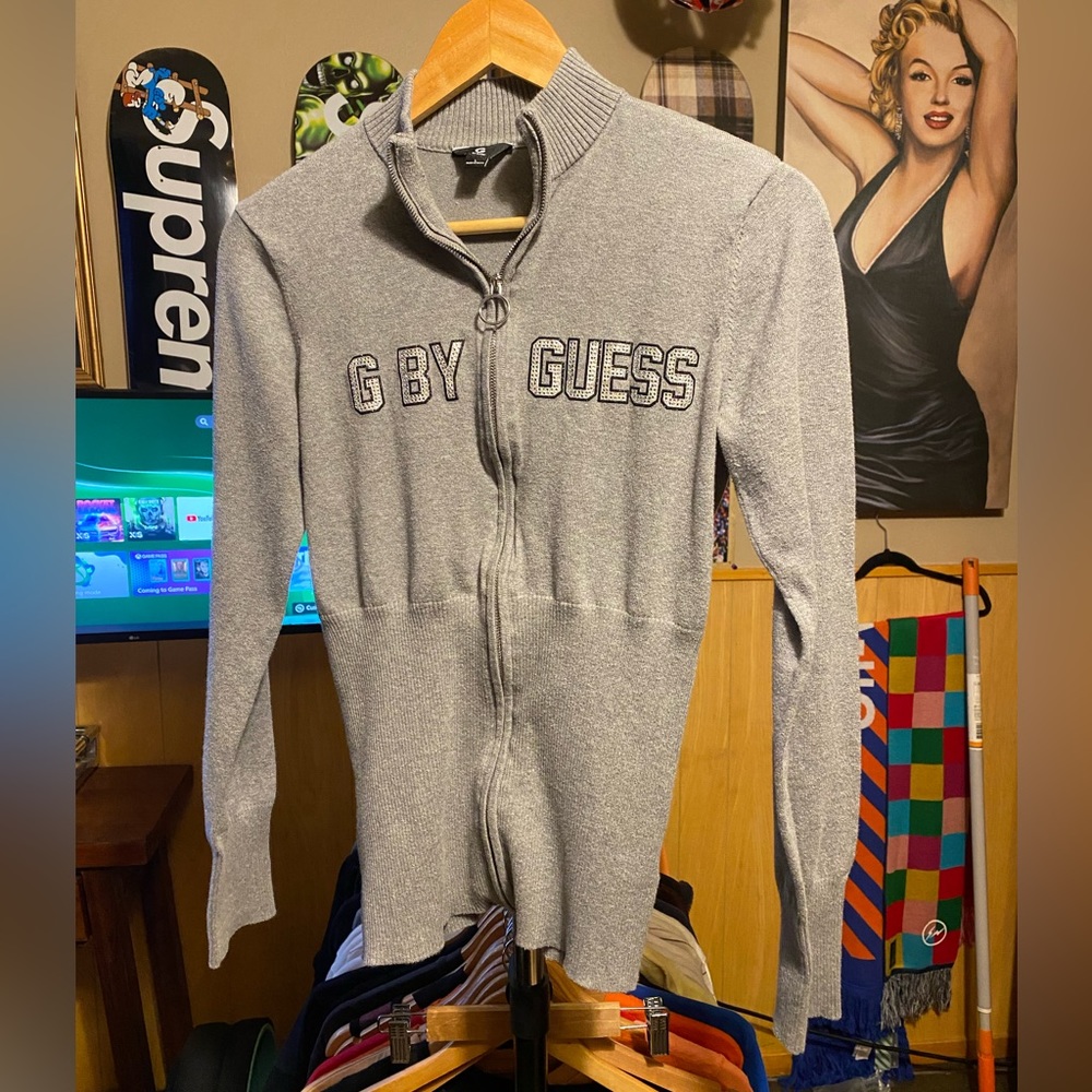 G by guess girls zip up